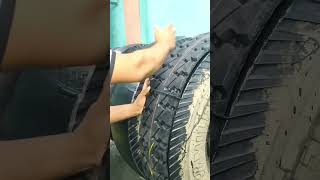 Car tire retreading process [upl. by Towroy]