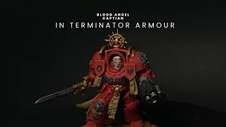 Painting the Captain in Terminator armour from the leviathan boxset as a Blood angel [upl. by Menis]