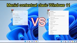 Windows 11 reactivare meniu contextual clasic [upl. by Hoffarth]