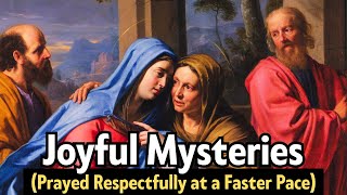 JOYFUL Mysteries  FAST ROSARY  For Those Pressed For Time Mondays amp Saturdays [upl. by Holmun923]