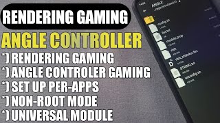 RENDERING GAMING TERBAIK ANDROID NONROOT  CARA MENGUBAH RENDERING ANDROID MENJADI RENDERING GAMING [upl. by Dorree]