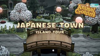 Serene amp Magical Japanese Town Island Tour  Animal Crossing New Horizons [upl. by Cryan]