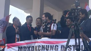 Rahul Gandhi addresses the public in mokokchung Nagaland  Jan 2024 [upl. by Ylime]