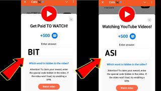 Get Paid TO WATCH Cats Video Code  Watching YouTube Videos  89 October Cats All Codes today [upl. by Nosned853]