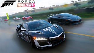 Forza Horizon 5  2017 ACURA NSX UNBEATABLE AI Race gameplay [upl. by Ennaitsirhc]