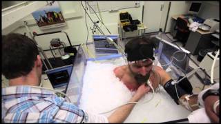 Wim Hof the iceman in Radboud hospital research facility [upl. by Sion502]