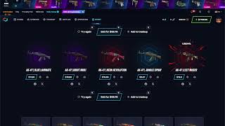 AK47 case on csgo net  CSGONET promo code quotWR30quot 30 bonus mycsgo [upl. by Janot]