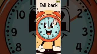 Don’t forget to set your clocks back  Daylight Saving Time Ends  Fall Back shorts [upl. by Tyson608]