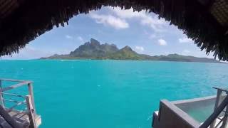 Otemanu Overwater Bungalow 130 at the Four Seasons Resort Bora Bora [upl. by Yanarp960]