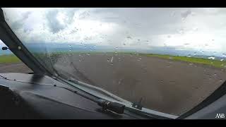 Timelapse Video Dash 8 Q400 Landing and Takeoff out of Songwe Airport  Tanzania [upl. by Timofei]