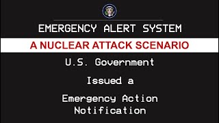 Realtime US EAS Nuclear Attack [upl. by Eicirtap]