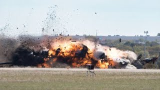 B17 Texas Raiders crash amp aftermath [upl. by Ellahcim]