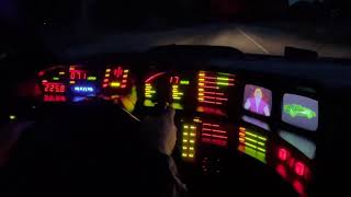 Driving KITT from Knight Rider at night [upl. by Hiamerej]