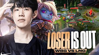 THE LOSER IS OUT  WBG VS LNG B05  CAEDREL [upl. by Carman]