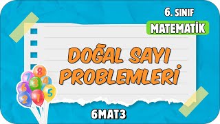 Doğal Sayı Problemleri 📘 tonguçCUP 1Sezon  6MAT3 2024 [upl. by Anavlys538]