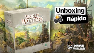 WORLD WONDERS  Unboxing Rápido [upl. by Ynnot683]