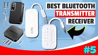 Best Bluetooth Transmitter Receiver 2024  Enhance TV Car Speaker Home Stereo PC Connectivity [upl. by Jeffy]