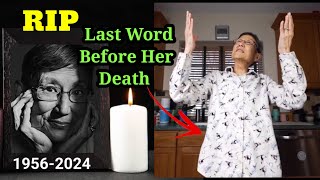 Cooking with Lynja Chef Last word before her death 😭  Lynja Chef Last Emotional Tribute Video 💔🥺 [upl. by Ylrevaw]