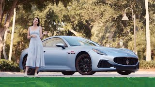 2024 Maserati GranTurismo Trofeo Driven  Drive Vibes with Amanda [upl. by Valerie]