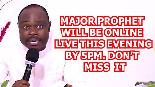 DONT MISS THIS EVENING LIVE PROPHETIC PROGRAM WITH MAJOR PROPHET 5PM POSSIBILITY TV [upl. by Egedan]