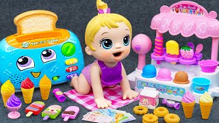 95 Minutes Cute Ice Cream Play Set Unboxing Satisfying Kitchen Set ASMR 💞 Lana Unboxing Toys [upl. by Dun590]