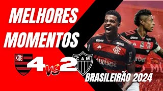 FLAMENGO 4X2 ATLÉTICO MINEIRO MELHORES MOMENTOS mengão  flamengo [upl. by Odlanor]