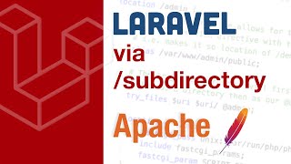 Run Laravel via a subdirectory on an Apache server [upl. by Nahttam]