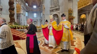 Summorum Pontificum XIII with Cardinal Müller in St Peter’s Basilica [upl. by Dodi]