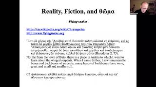 Paul Demont examines winged snakes hares lions and vipers in Herodotus 3107109 [upl. by Viccora]