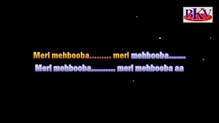 Meri Mehbooba  KARAOKE  Pardes 1997  Shah Rukh Khan amp Mahima Chaudary [upl. by Wyatan]