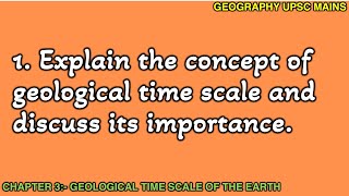 31 Geological Time Scale Explained  Importance and Concept [upl. by Annotahs]