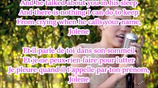 Miley Cyrus Jolene traduction lyrics [upl. by Mathis]