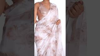 Loose Pallu Hack  How to drape a saree perfectly  Saree Draping  Rose Gold Saree  shorts [upl. by Roderich]