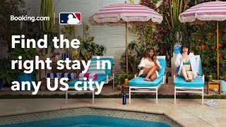 Giants fans love LA with Bookingcom [upl. by Bogoch]