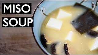 How to make Miso Soup  JAPANESE VEGAN RECIPE [upl. by Kilby]