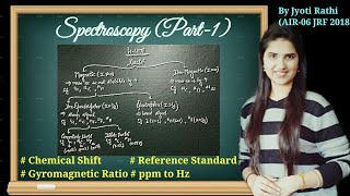 Proton NMR Organic Spectroscopy Part1 Chemical Shift Reference standard Spectroscopy in Hindi [upl. by Milks]