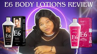 All you need to know about E6 Lightening Body Lotion  a Review [upl. by Lede]