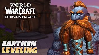 World of Warcraft  Leveling EARTHEN in Dragon Flight [upl. by Tsugua]