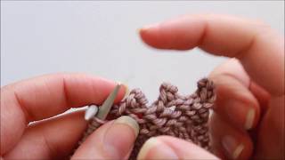 How To Knit Stem Stitch Bind Off  Brooklyn Tweed [upl. by Kirat]