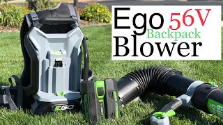 Ego Backpack Blower 56V Battery 600CFM [upl. by Thessa]