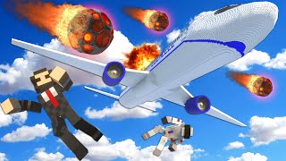 Our Plane Crashed After Meteorites Hit it in Teardown Multiplayer Mods [upl. by Lehmann]