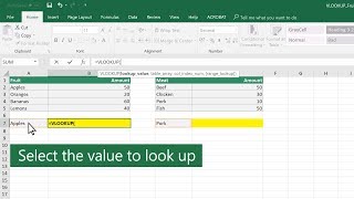 How to use VLOOKUP in Excel [upl. by Nomaj]