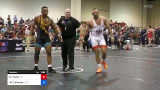 2024 Men’s Freestyle Senior World Team Trials David Taylor vs Marcus Coleman 92 KG quarterfinals [upl. by Otrebogir]