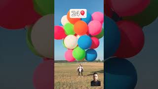 How many balloons to lift a person the ultimate balloon challenge [upl. by Nnaeed]