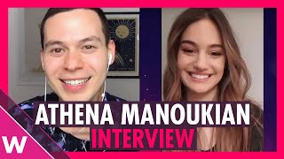 Athena Manoukian quotChains on Youquot  Armenia Eurovision 2020 final INTERVIEW [upl. by Nnayd]