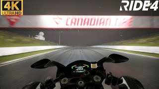 RIDE 4  Energica EGO Electric  Canadian Tire  Daytona  3 Laps  4K [upl. by Silvers]