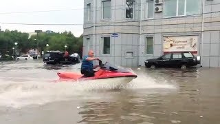 Уссурийск на Гидроцикле по дороге 7 августа ул Ленинградская Astakada [upl. by Apollo84]