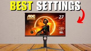 AOC Q27G3XMN Best Settings  ICC Profile [upl. by Niabi]