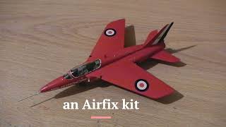 Airfix Red Arrows Gnat model  remake [upl. by Lira232]