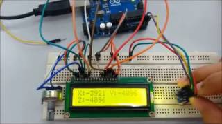 HMC5883L Compass Sensor Corresponding Output [upl. by Clarance579]